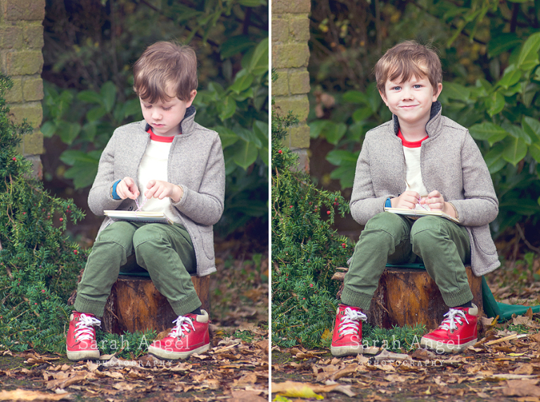 Sarah Angel Photography with Sydney's Children's outdoor photography session in Farnham, Surrey