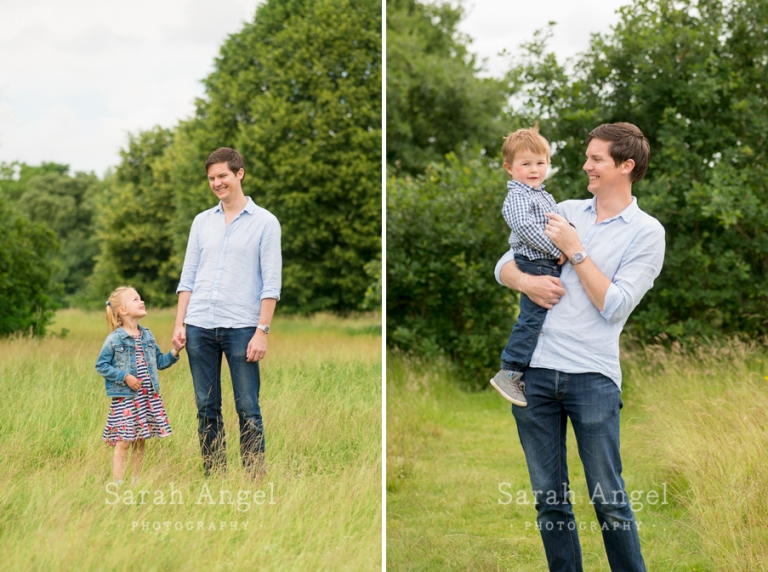 Each sibling gets to enjoy a moment with Dad at their mini session in Farnham, Surrey. Such great connection in these portraits. 