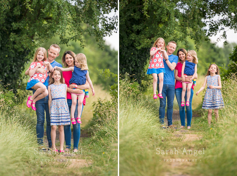 A family photoshoot in farmham must involve lots of fun.