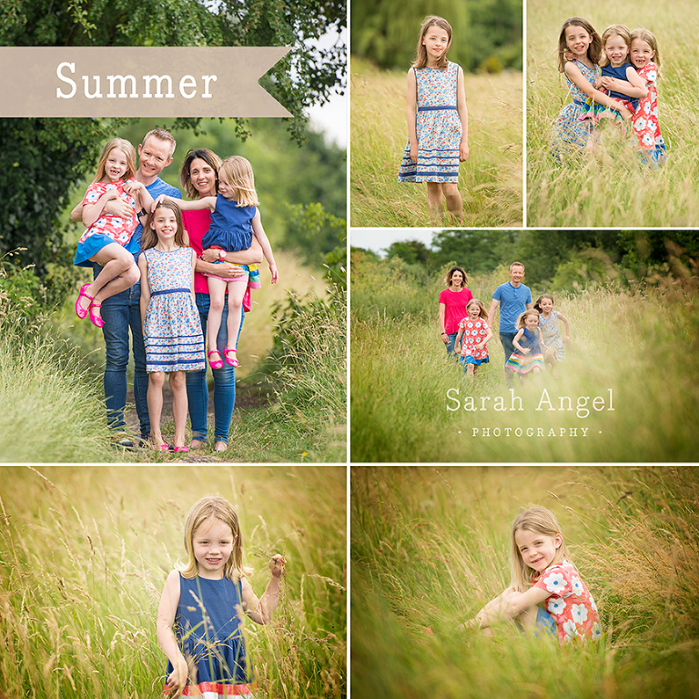 Summer Family Photography Session in Farnham Meadow, West Surrey