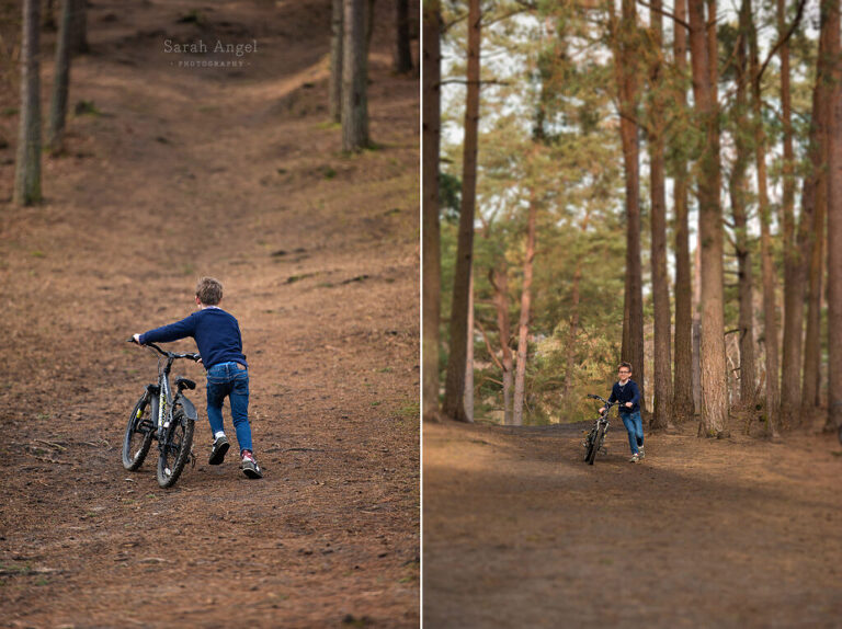 Charlie on his Bike for my Kids and their Bikes Photography project