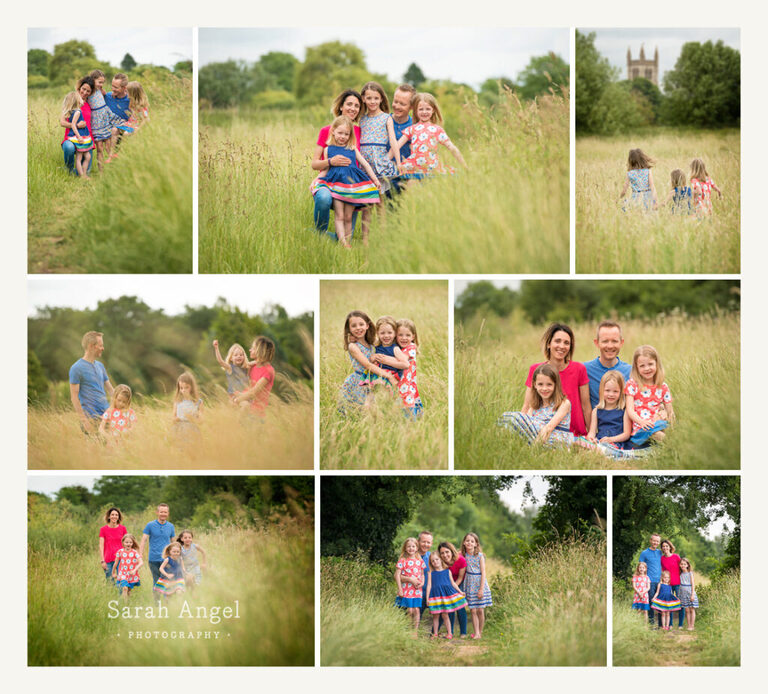 Farnham Family Photoshoot location Bishops Meadow Summer
